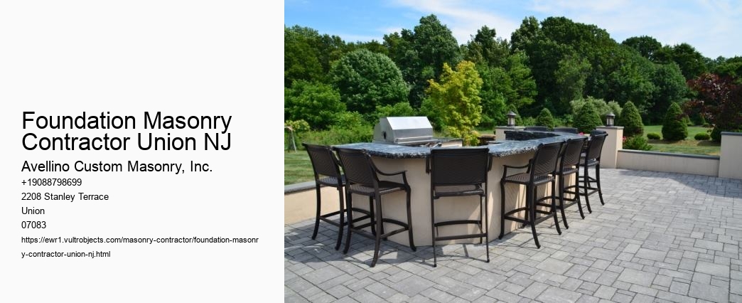 Foundation Masonry Contractor Union NJ