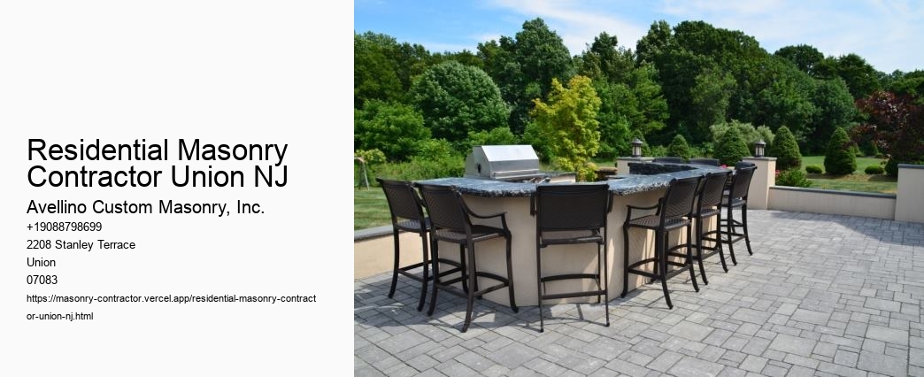 Residential Masonry Contractor Union NJ